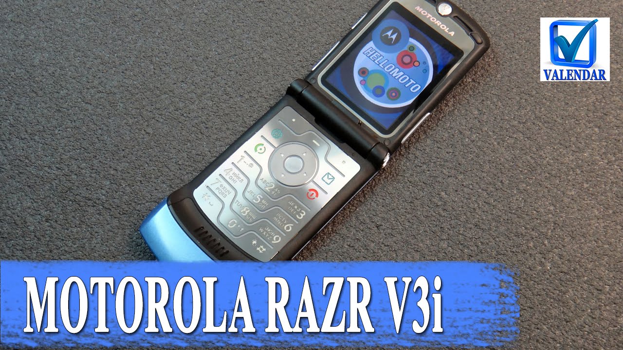 Обзор Motorola Razr v3i refurbished телефон из 2000-ых