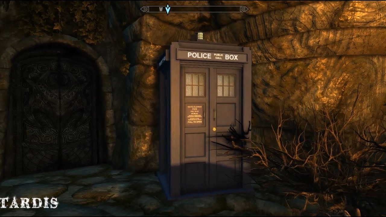 TARDIS - Skyrim Special Edition Дом/Путешествия Мод
