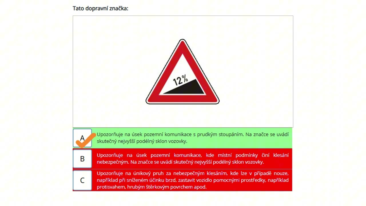 NOVÁ teoretická zkouška 2025 CZ | Testy 181-202 | Složte zkoušku napoprvé