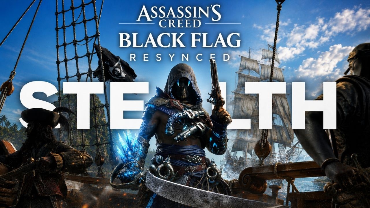 🐍 Assassin's Creed Black Flag Resynced &mdash; Скрытные убийства (Плащ &laquo;Ярость шторма&raquo;)