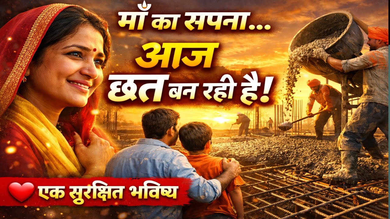 घर की ढलाई कैसे होती है? 🏠 माँ के सपनों का घर बनाने की पूरी प्रक्रिया | Emotional & Practical Guide