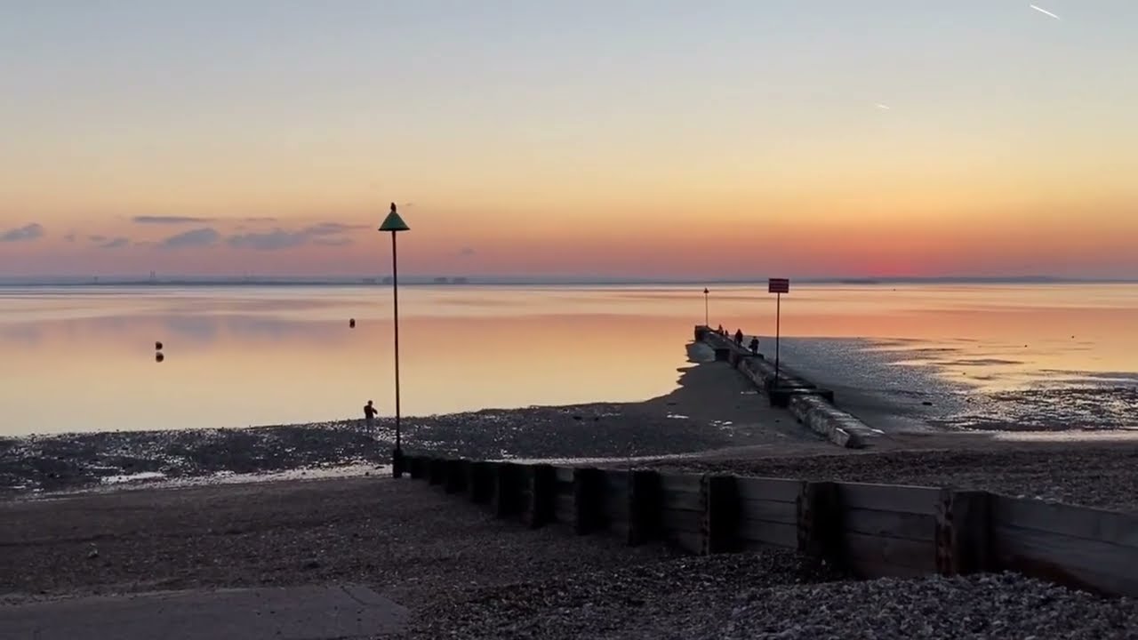 Southend Seafront 2023. Southend On Sea. Winter Sunset.