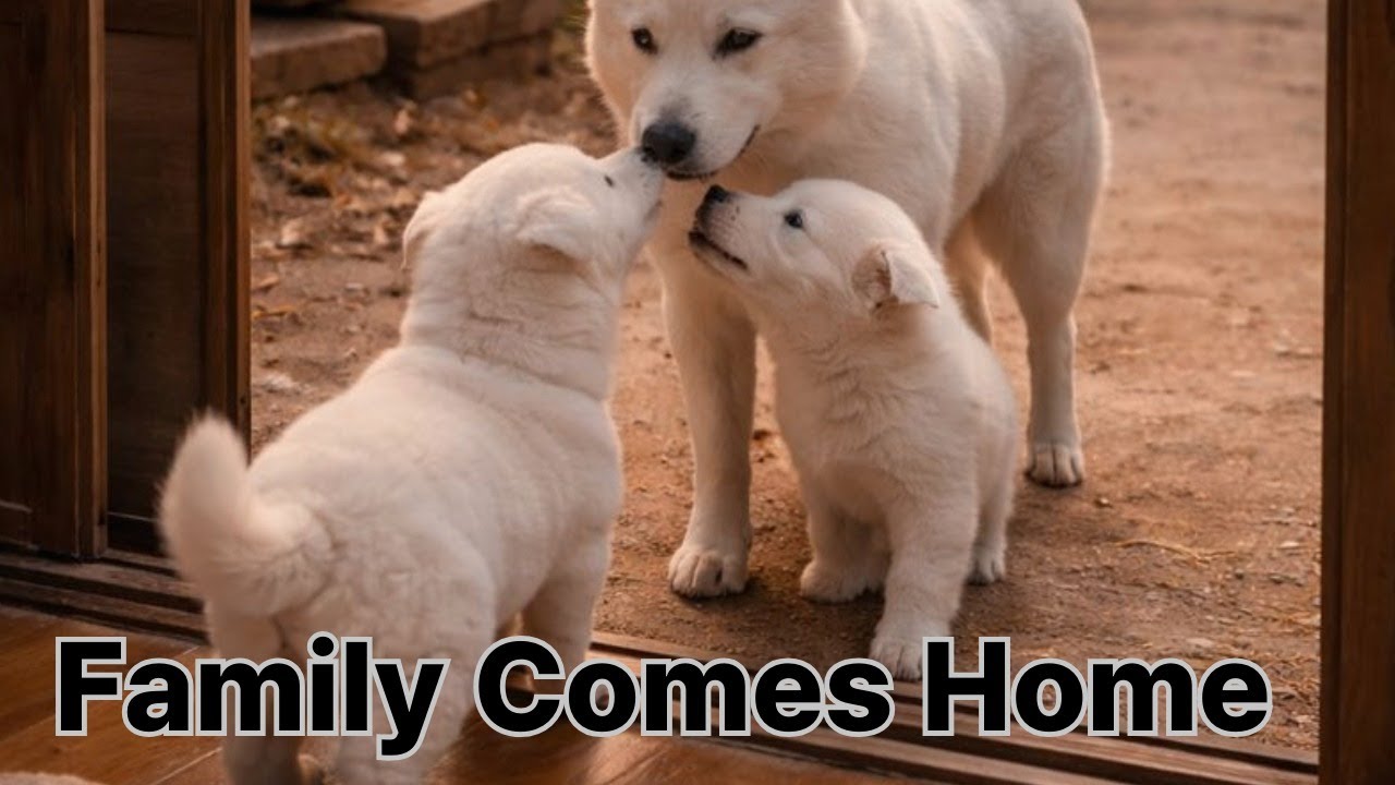 A Mother Dog Found Her Puppy — And Brought Him Home