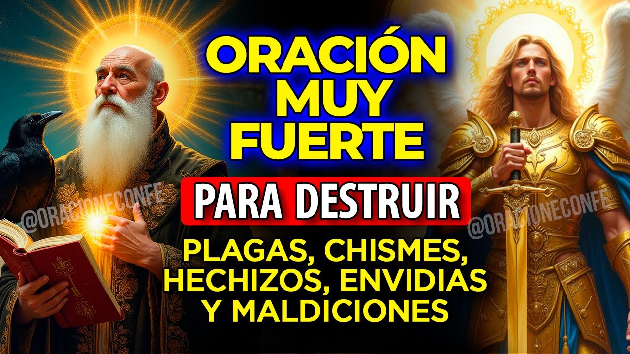 Oración MUY FUERTE a SAN MIGUEL y SAN BENITO contra Plagas Chismes, Hechizos, Envidias y Maldiciones