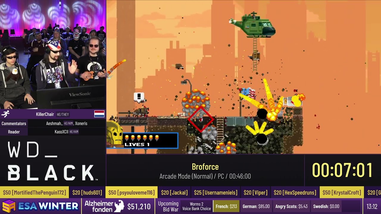Broforce [Аркадный режим (обычный)] от KillerChair - #ESAWinter23