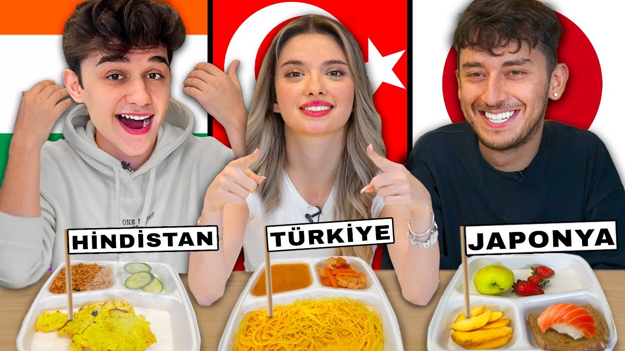 ÜLKELERİN HASTANE YEMEKLERİNİ DENEDİK !? @AhmetCanDündar @merteren1 Ahmet Can Dündar