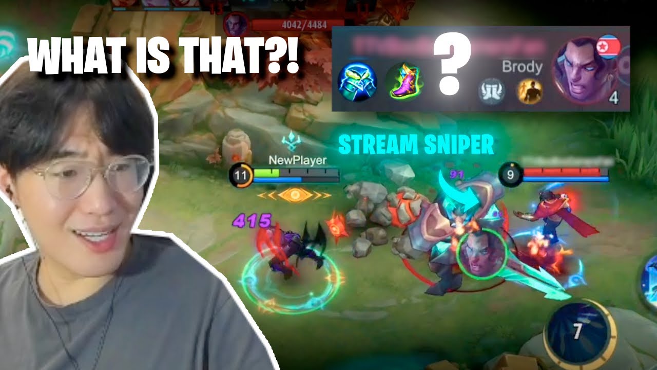 Stream Sniper in Grandmaster? | Mobile legends | Hoon