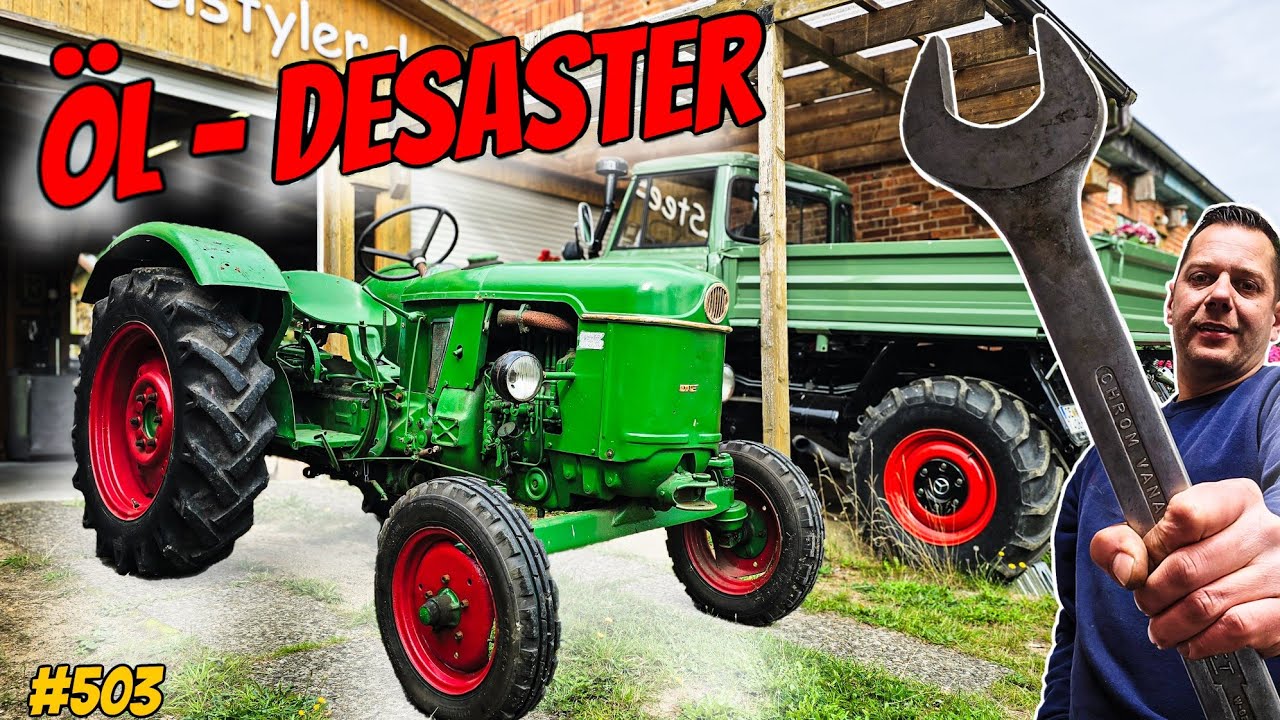 DEFEKT am Deutz D30 !! | Wo kommt das ganze Öl her ?? | #vlog 503 #problem  #steelstyler 