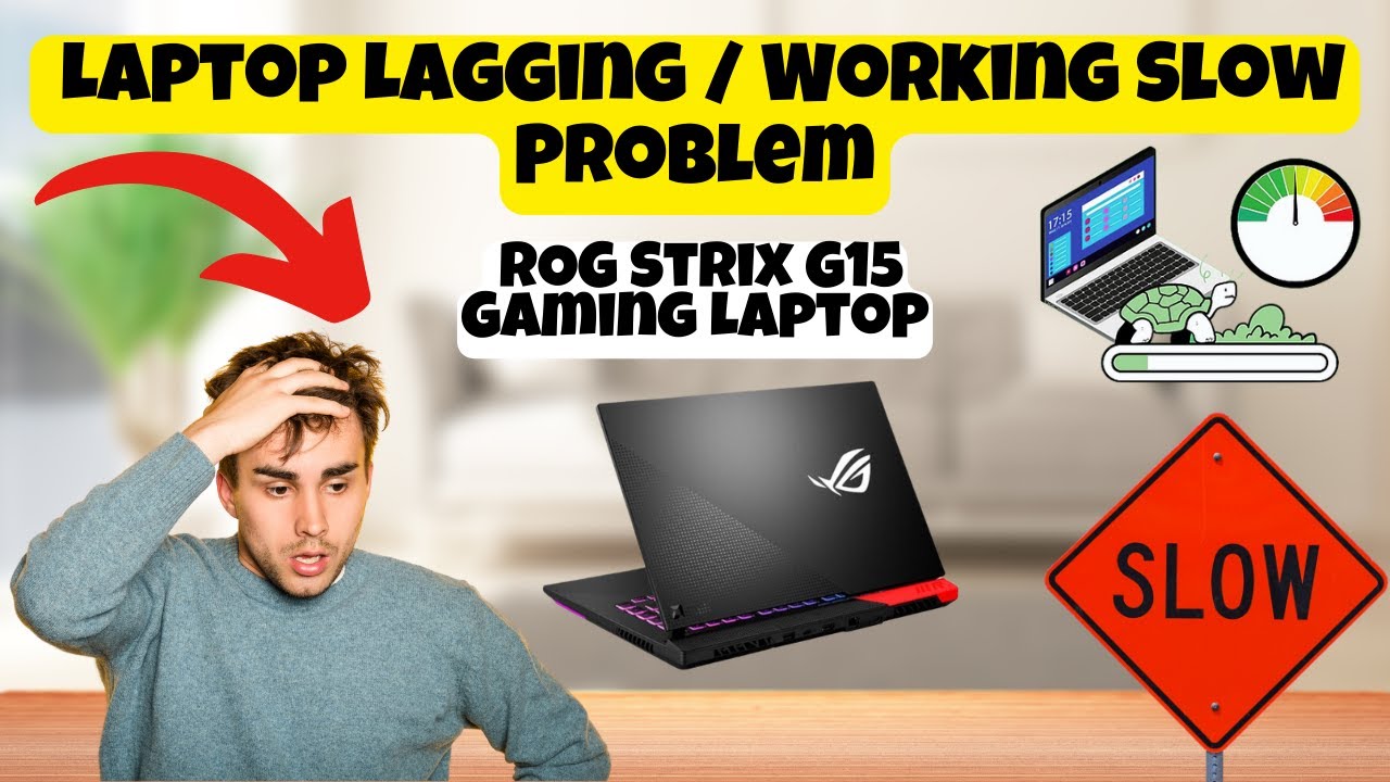 How to Fix ROG Strix G15 Gaming Laptop Lagging / Working Slow Problem (easy method)