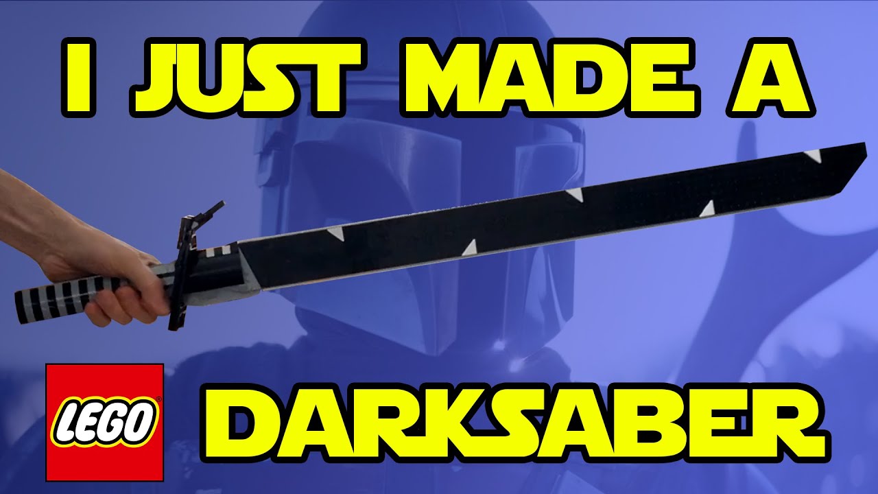 THIS IS THE WAY, to build a LEGO® Darksaber