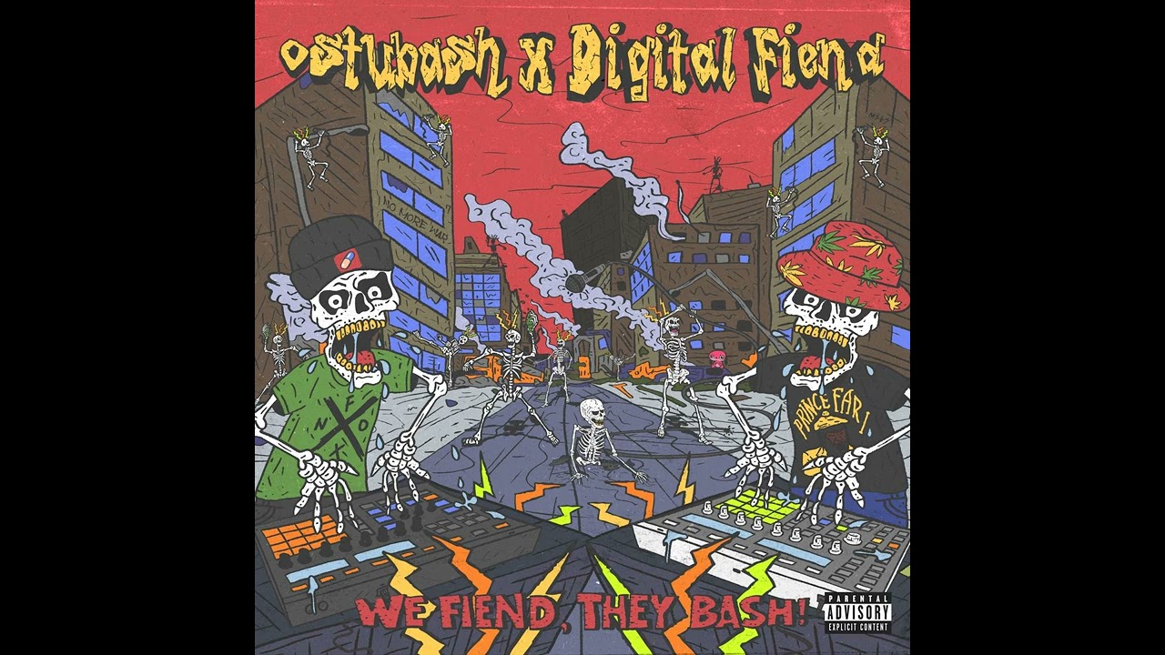 ostubash x Digital Fiend - Burn feat. Copywrite, El Gant, and Selfsays