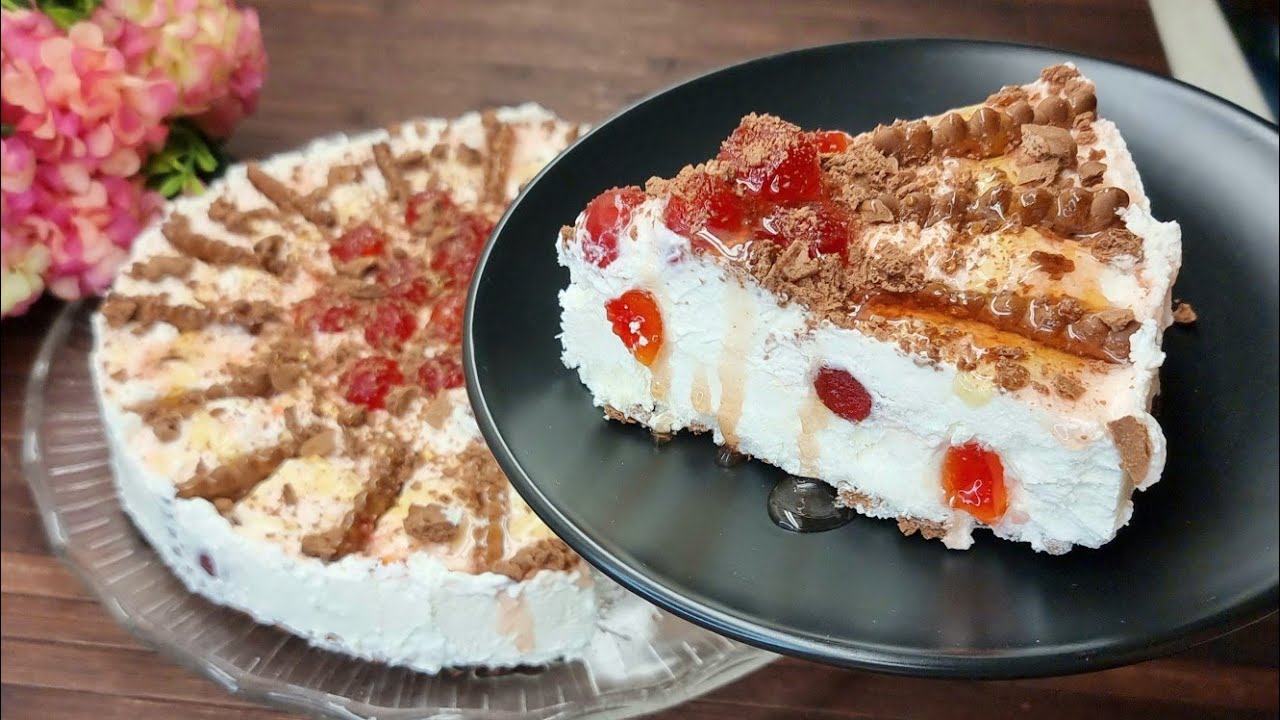 Παγωτό Ταψιού (Τούρτα)🍨Πανεύκολο σε μόλις 10 λεπτά 💯Λίγα και Απλά Υλικά 👌Homemade Ice cream recipe