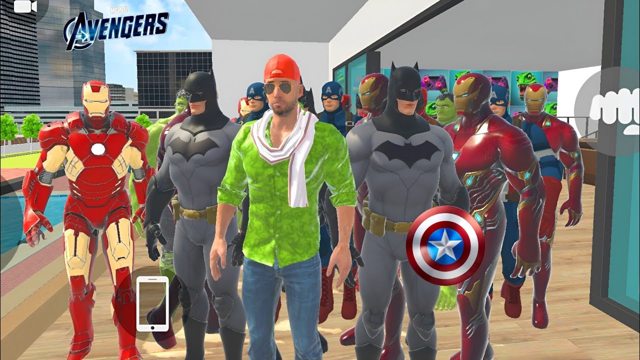 Franklin Ki City Main Aye 🤩💥 Avengers Indian Theft Auto Simulator NEW UPDATE 😱💥 Indian Bike Driving 