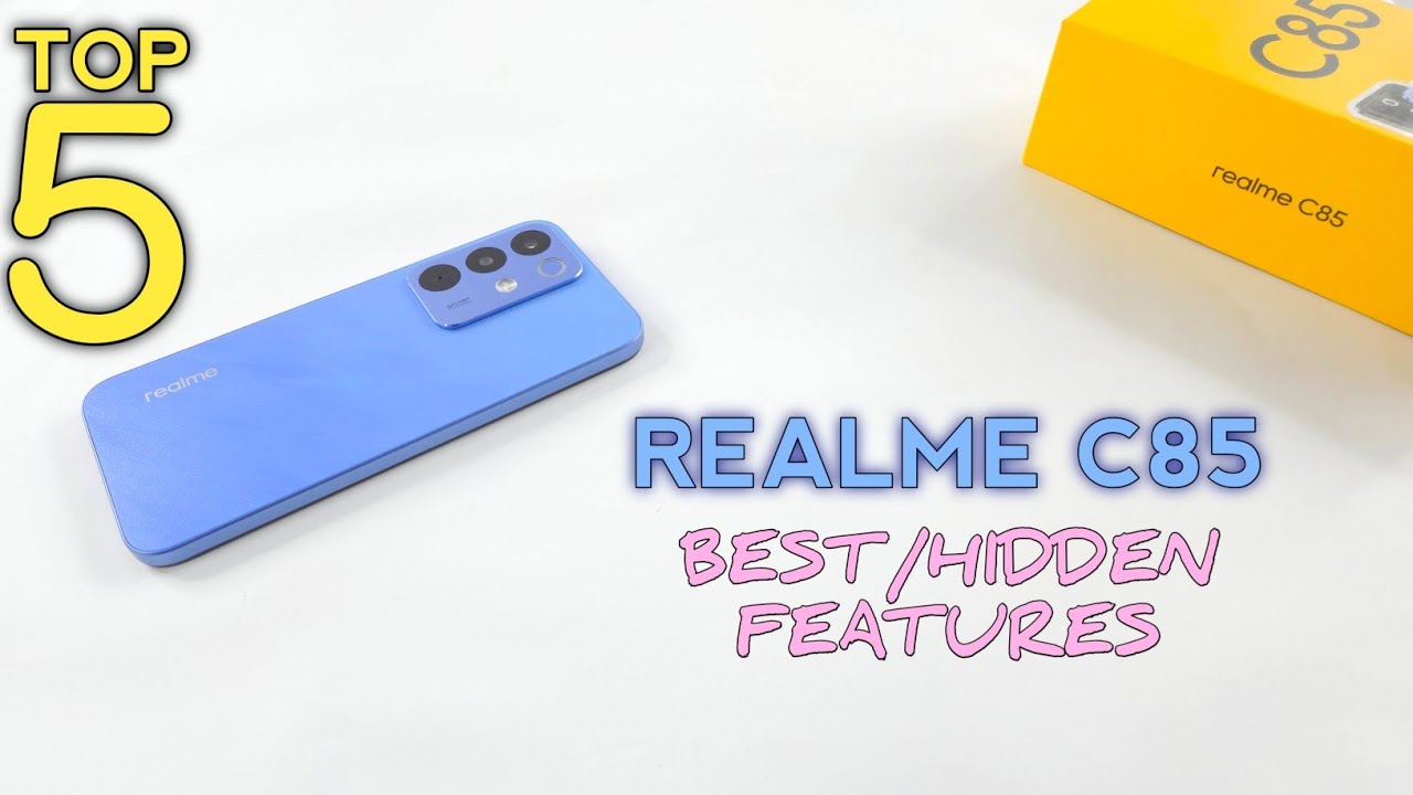 Realme C85 Top 5 Best/Hidden Features | Top 5 Secret Tips Tricks Of Realme C85