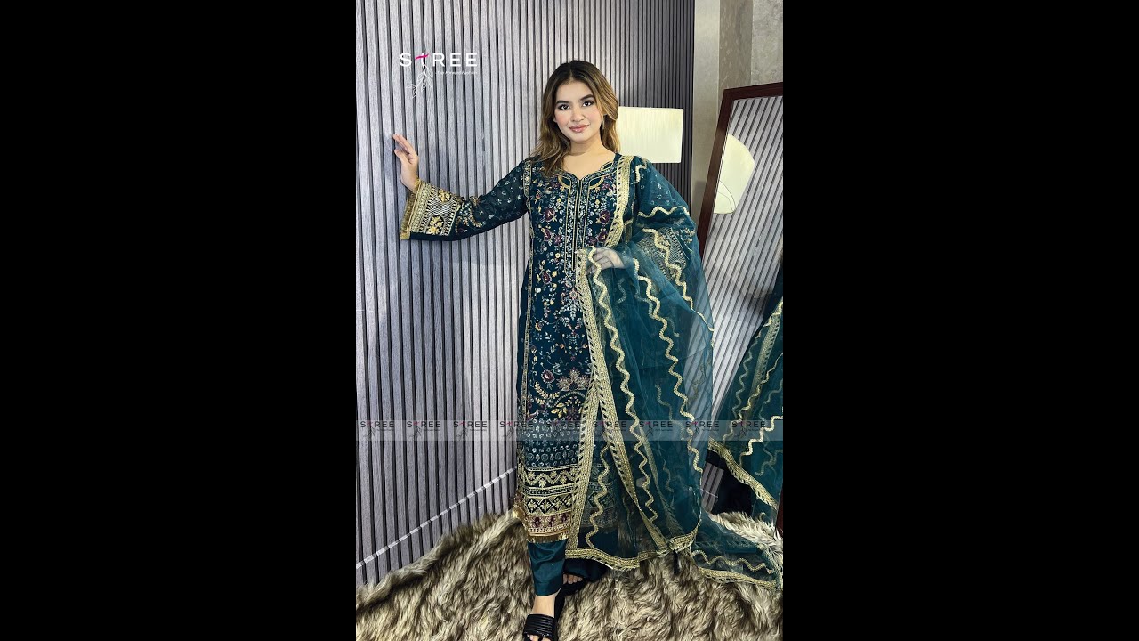 Indian Party Wear Salwar Kameez 👗✨ #stree #dress #womensfashion