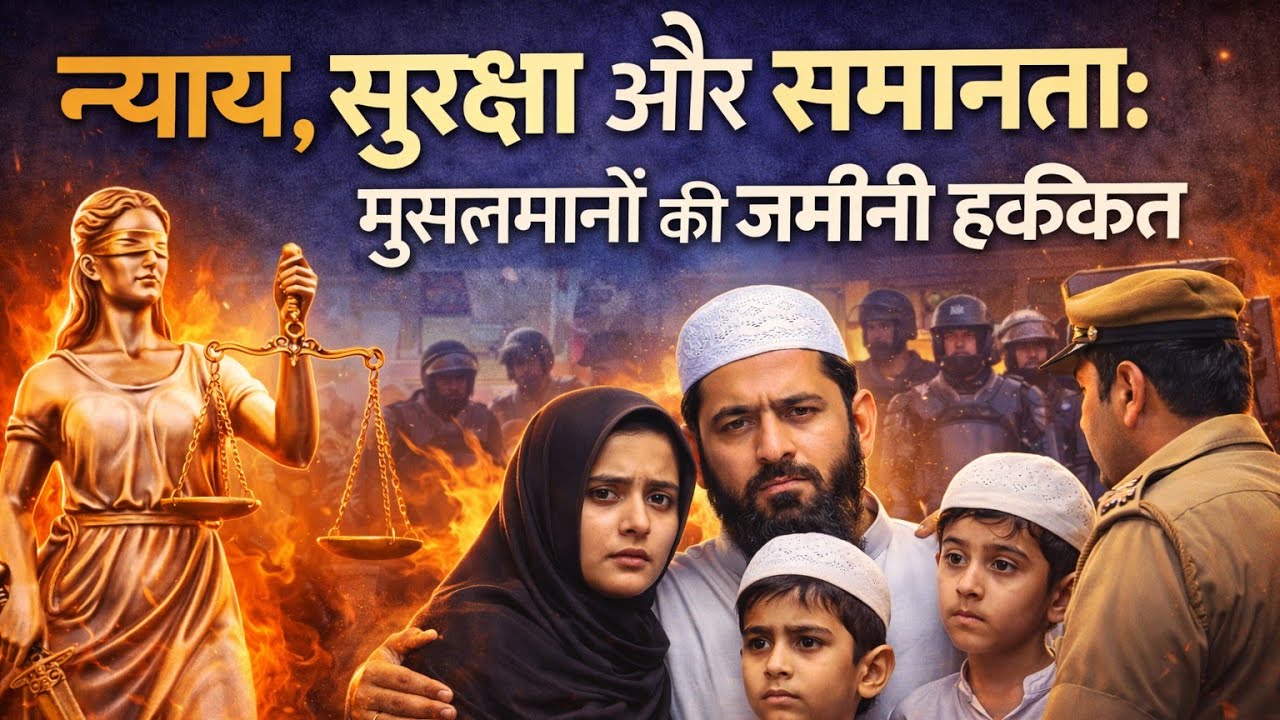 न्याय, सुरक्षा और समानता: मुसलमानों की ज़मीनी हकीकत”