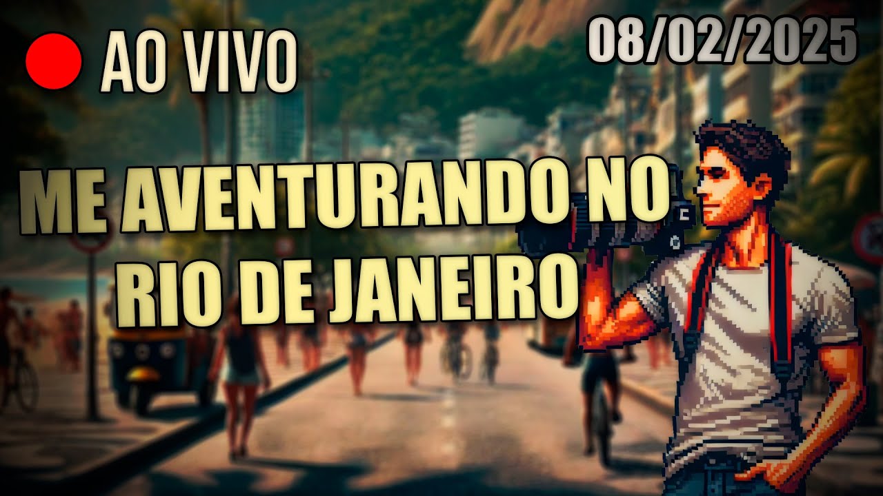 🔴AO VIVO |  Muita Zoeira no RIO DE JANEIRO | IRL do Rei do Conteúdo