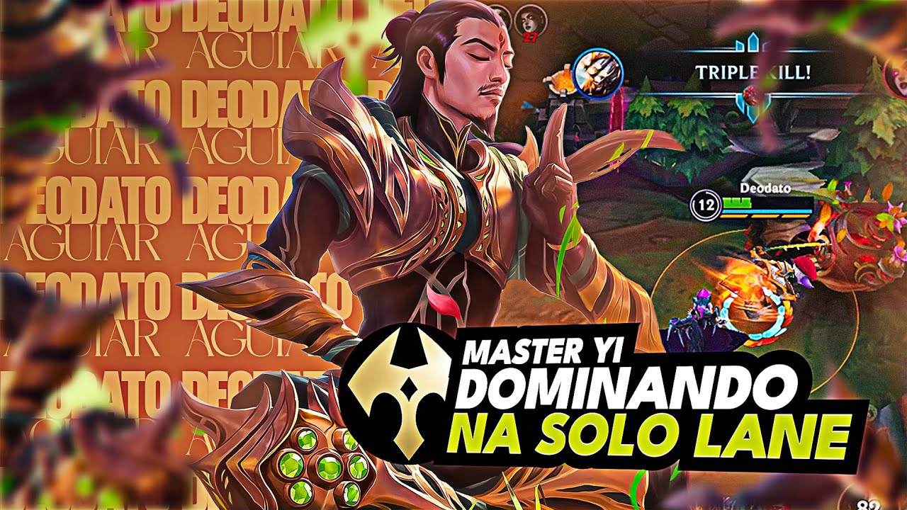 Master Yi no TOP É IMPARAVÉL | Wild Rift (Builds e Runas)