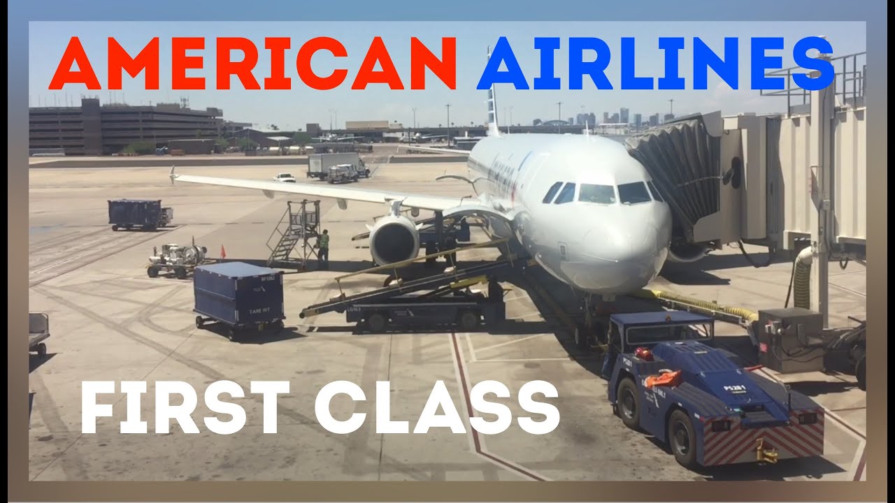 American Airlines First Class Airbus A321, Phoenix PHX to Los Angeles LAX