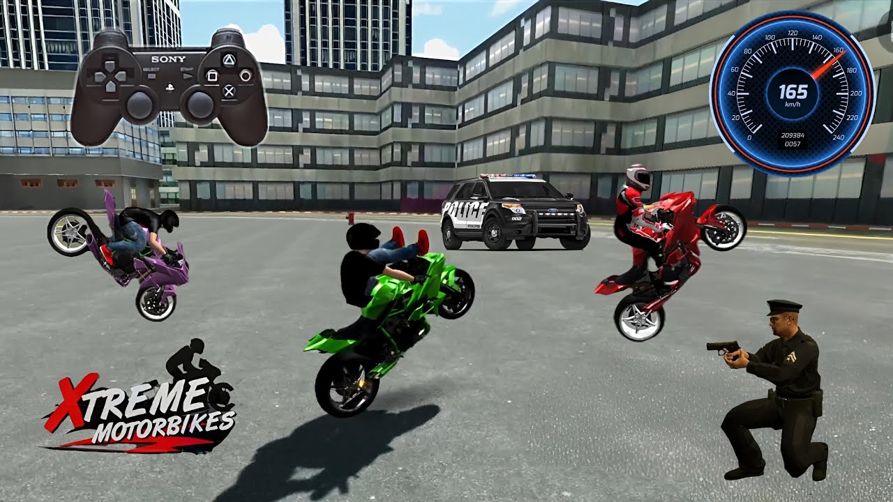 Extreme Motorbikes Simulator - High Graphics Superbike Racing Gameplay Android Bike Stunts Part - 18
