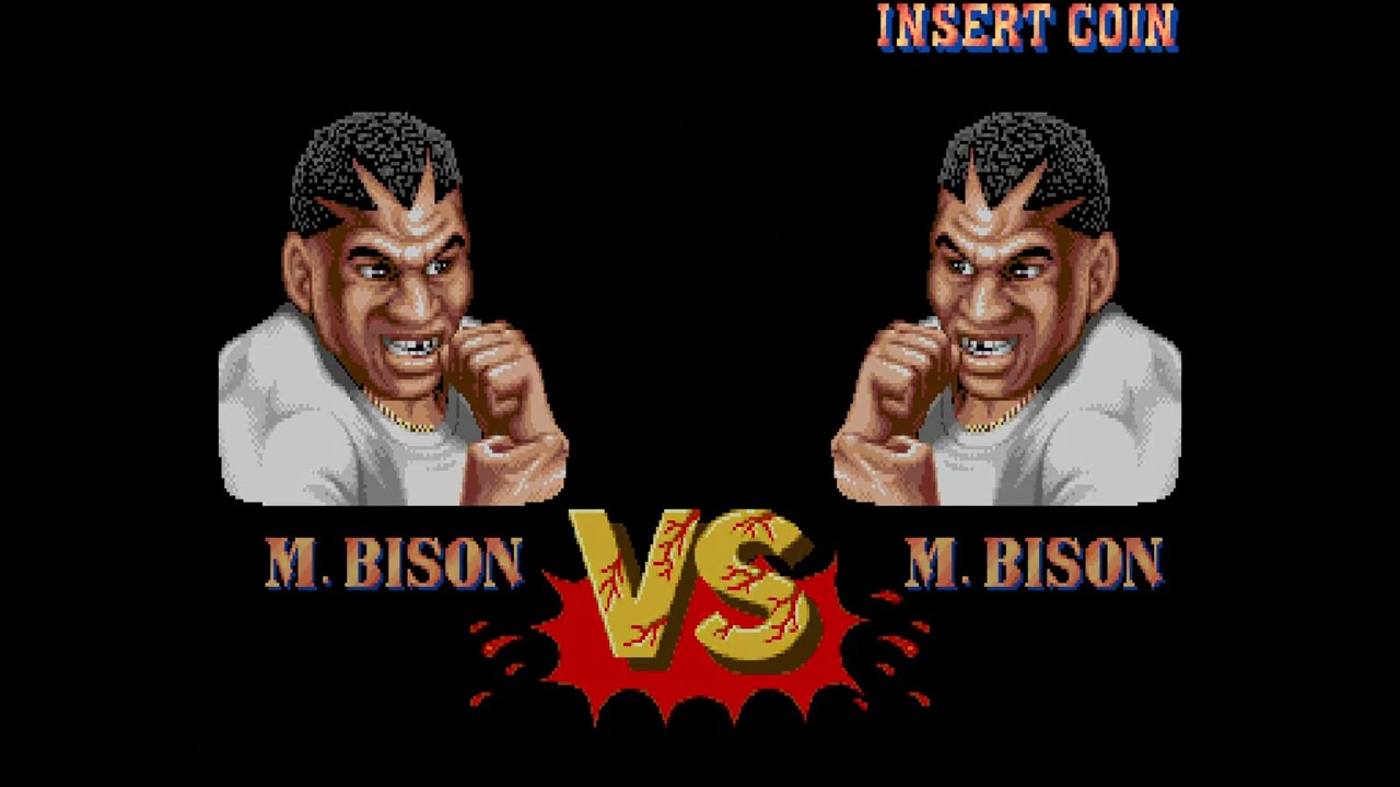 Street Fighter 2 World Warrior Boss Hack Arcade Mike Tyson (Playthrough/Longplay) 4K
