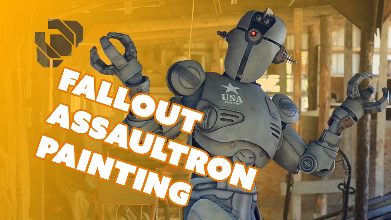 Painting the Assaultron Armor and Bodysuit - Prop: Shop