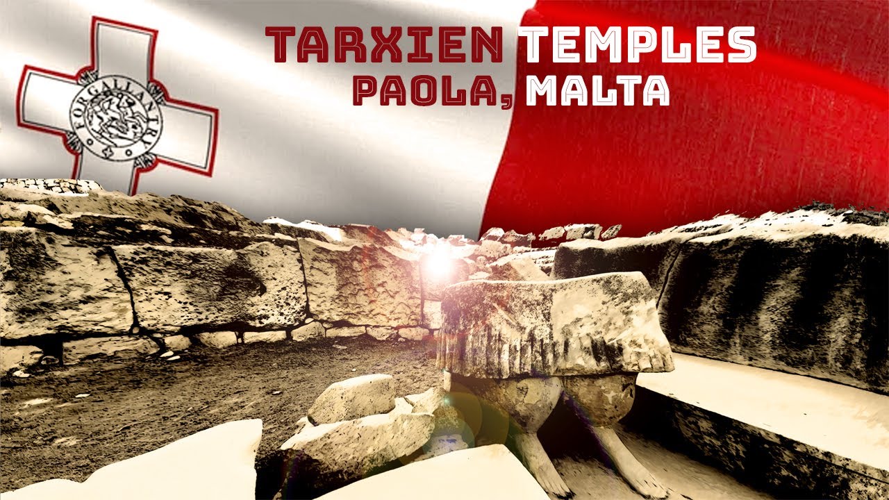 TARXIEN TEMPLES in PAOLA, MALTA