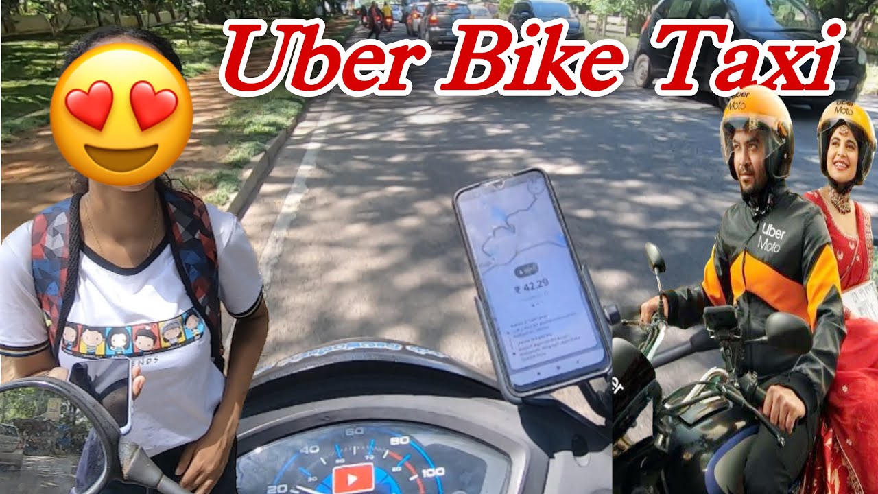 UBER Bike Taxi 1st Ride...! | Uber bike Taxi | Uber Moto | Bike Taxi | #rapidobiketaxi #ubermoto