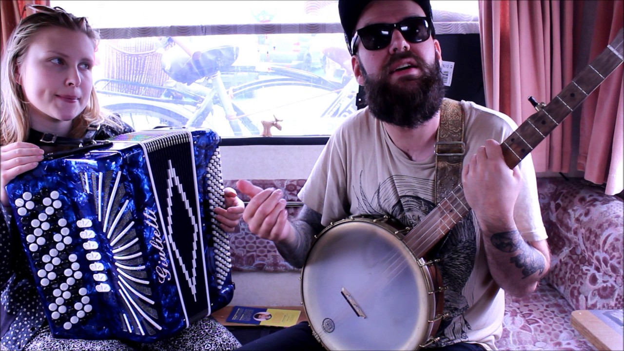 Slack Bird in session and conversation at The Scottish  Anarcho Folk Festival June 17 2017