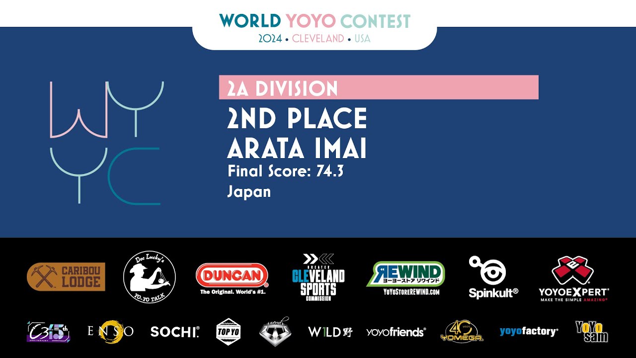 #WYYC2024 2A Final 2nd Arata IMAI