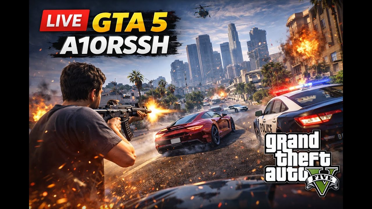 GTA 5 PLAYING |FIGHT WITH POLIC | LIVE GAME |