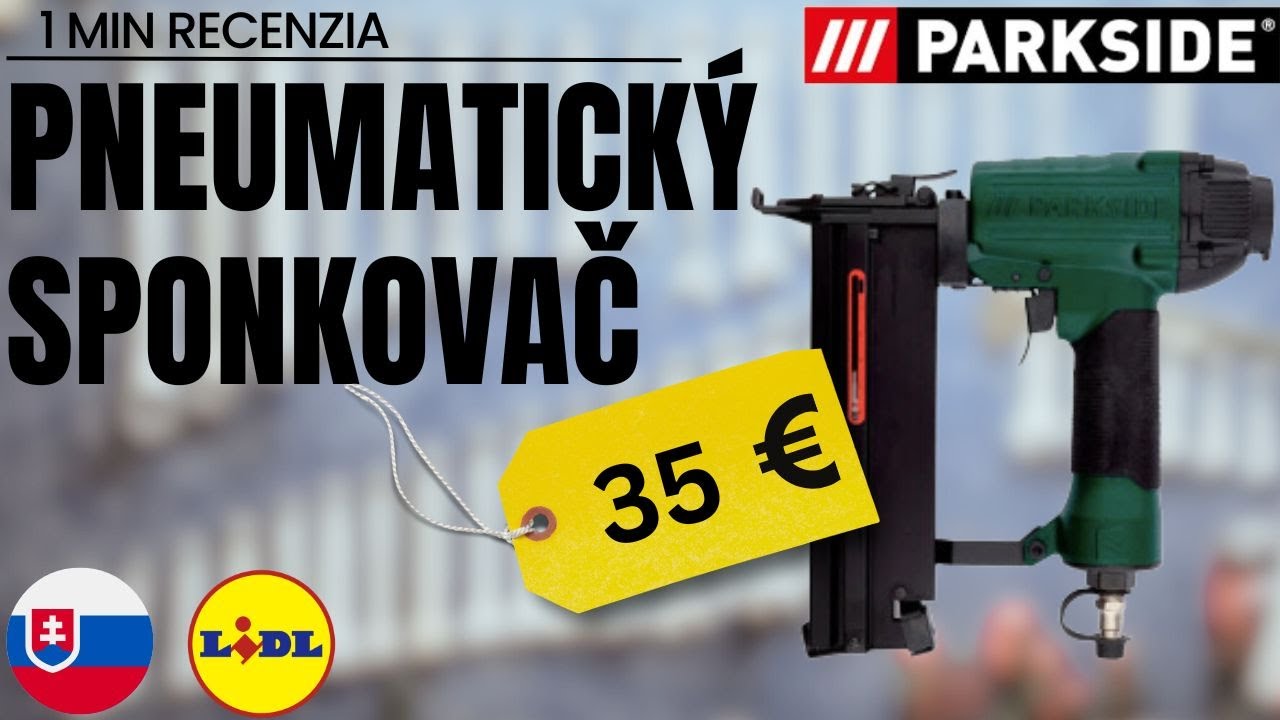 PNEUMATICKÝ SPONKOVAČ  PARKSIDE PDT 40 F4 SLOVAKIA SLOVENSKO SLOVENČINA LIDL