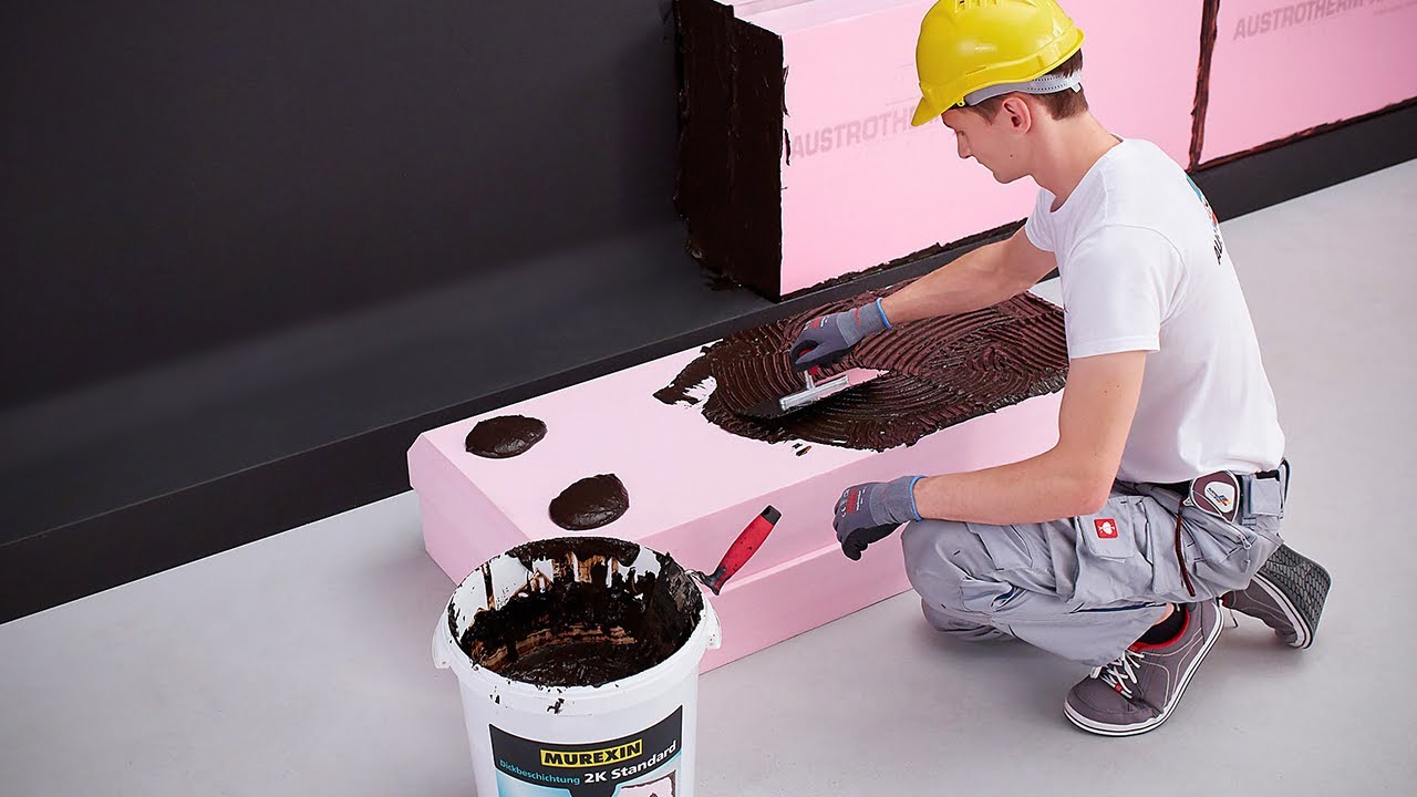 Verarbeitung Austrotherm XPS   Perimeterdämmung im Grundwasser