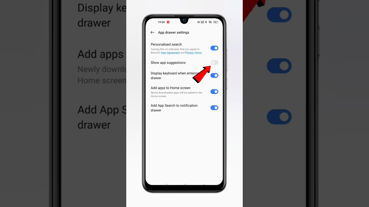 Android app drawer app suggestion kaise off karen | Android app suggestion setting #techfrack