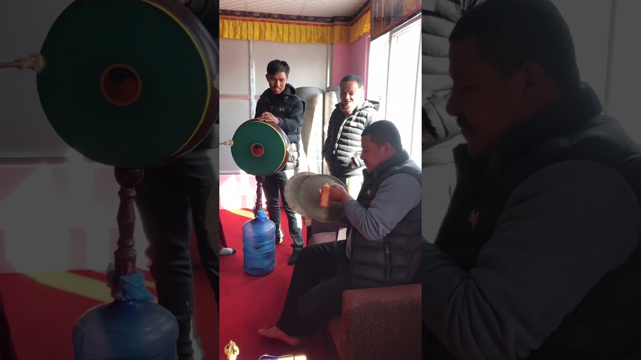 Buddhism Cymbals training by Ven. Mingyur Dorje Lama
