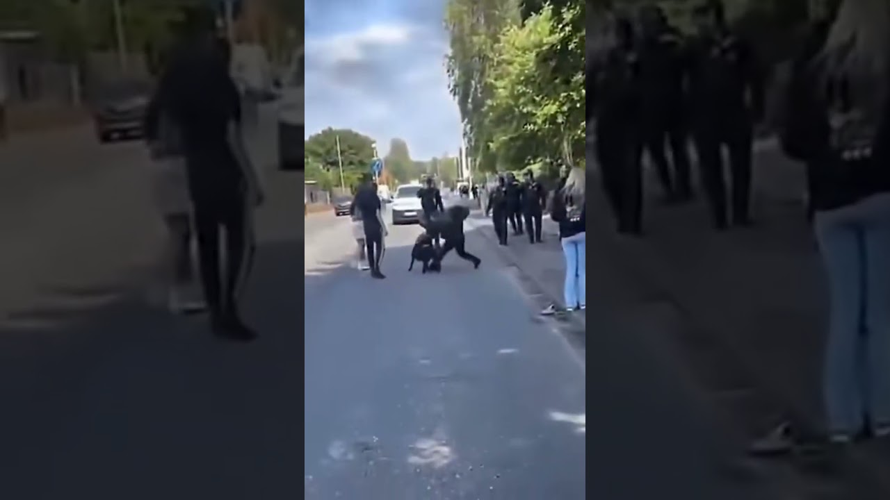 Riots erupt in Salford