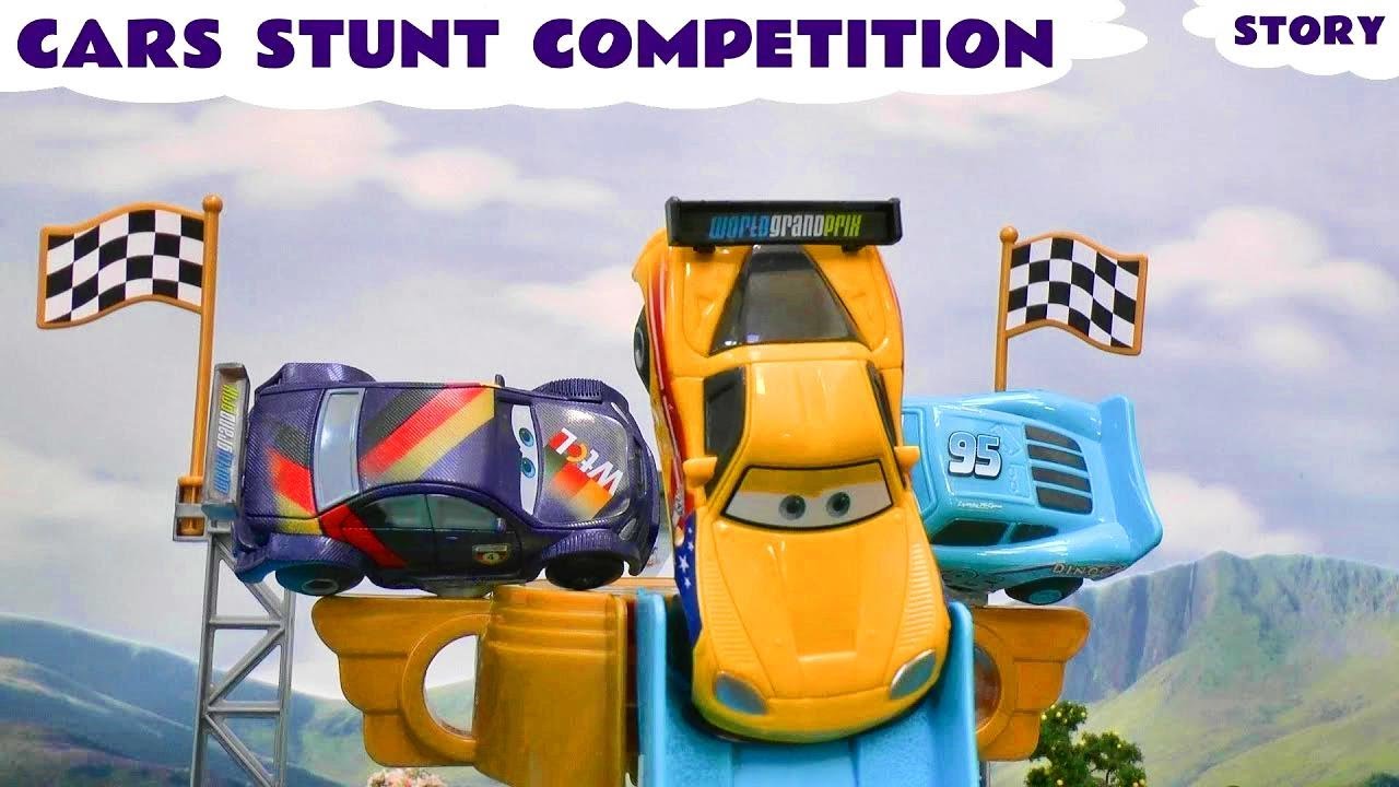 Cars Stunt Competition With Lightning McQueen