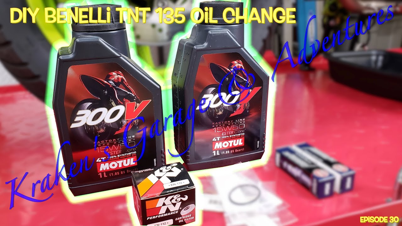 DIY Benelli TnT 135 Oil Change