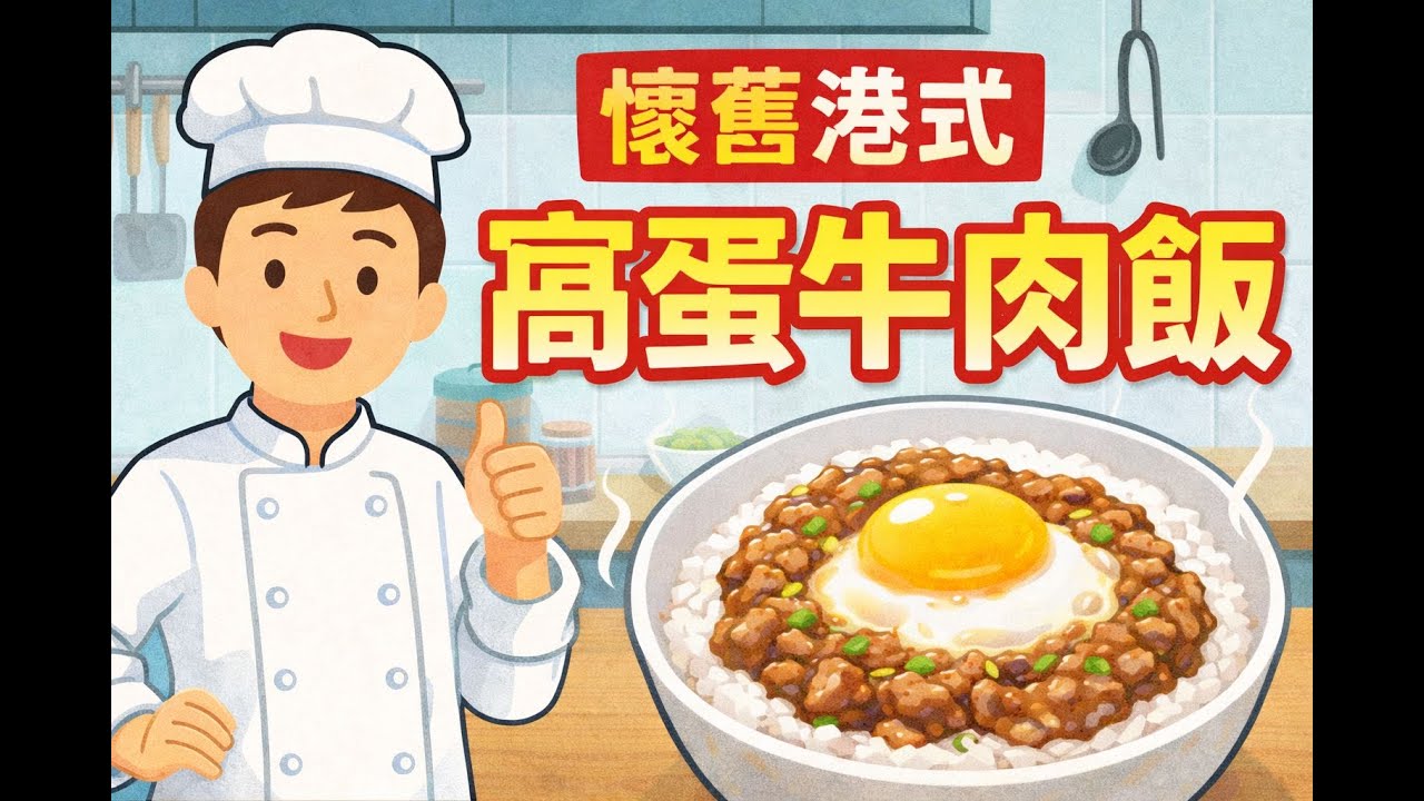 窩蛋牛肉飯