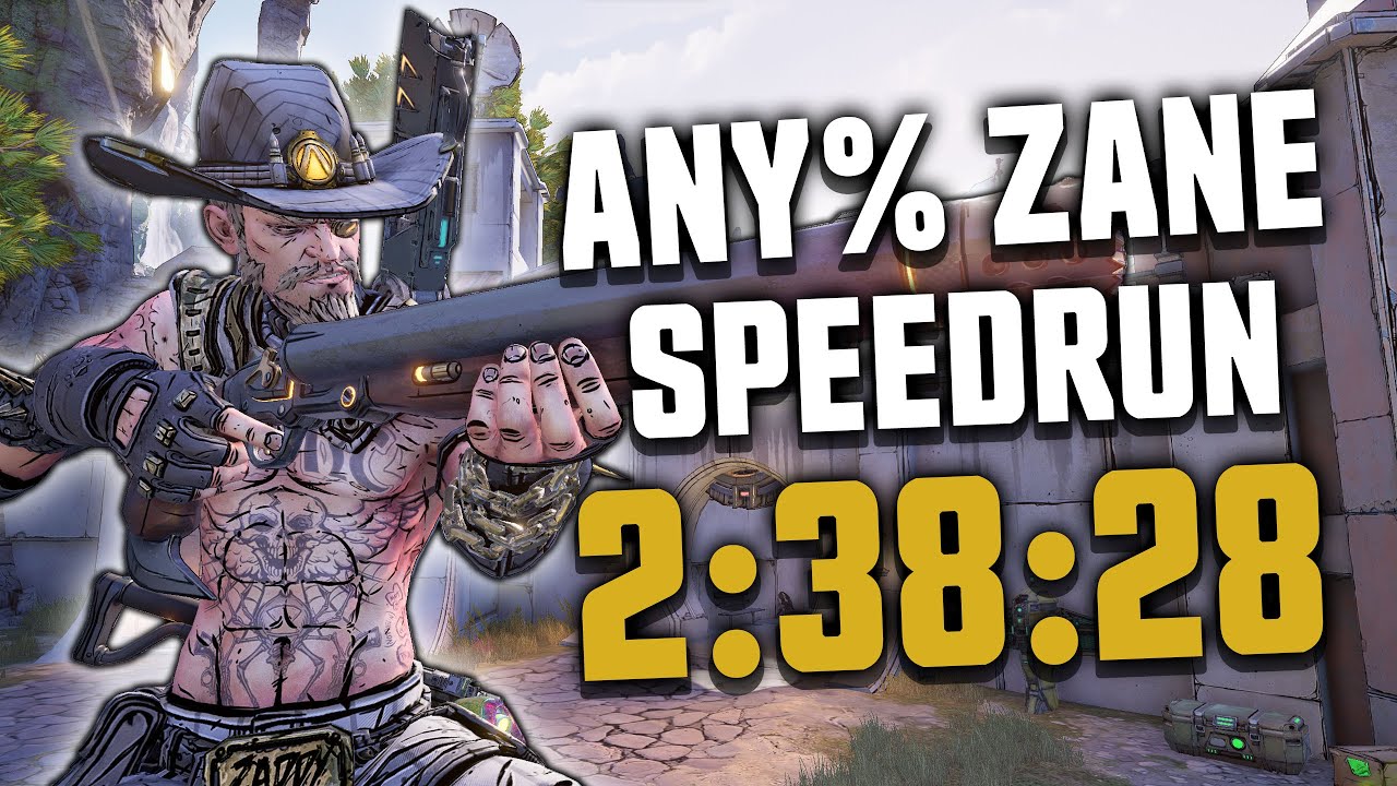 Borderlands 3 Any% Zane Speedrun in 2:38:28