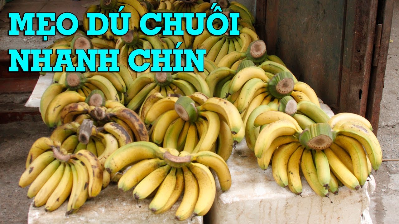 Mẹo ủ chuối nhanh chính đơn giản không dùng hóa chất - Mẹo Vặt Cuộc Sống