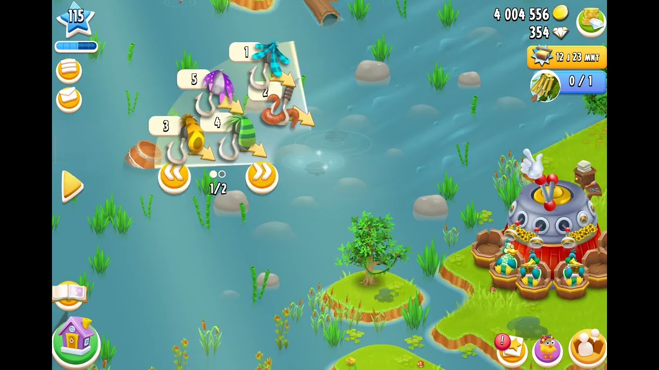 #5 Hayday Fishing moment || level 115