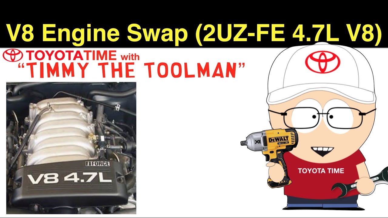 V8 Swap (5VZ-FE 3.4L V6 to 2UZ-FE 4.7L V8)