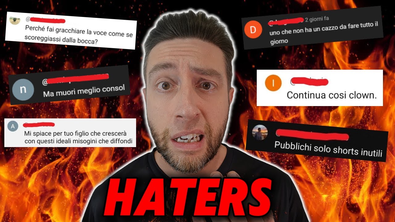 Rispondo ai miei HATERS