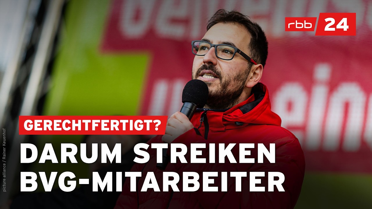 &Ouml;PNV-Streik in Berlin: U-Bahn, Tram und Bus stehen 48 Stunden still