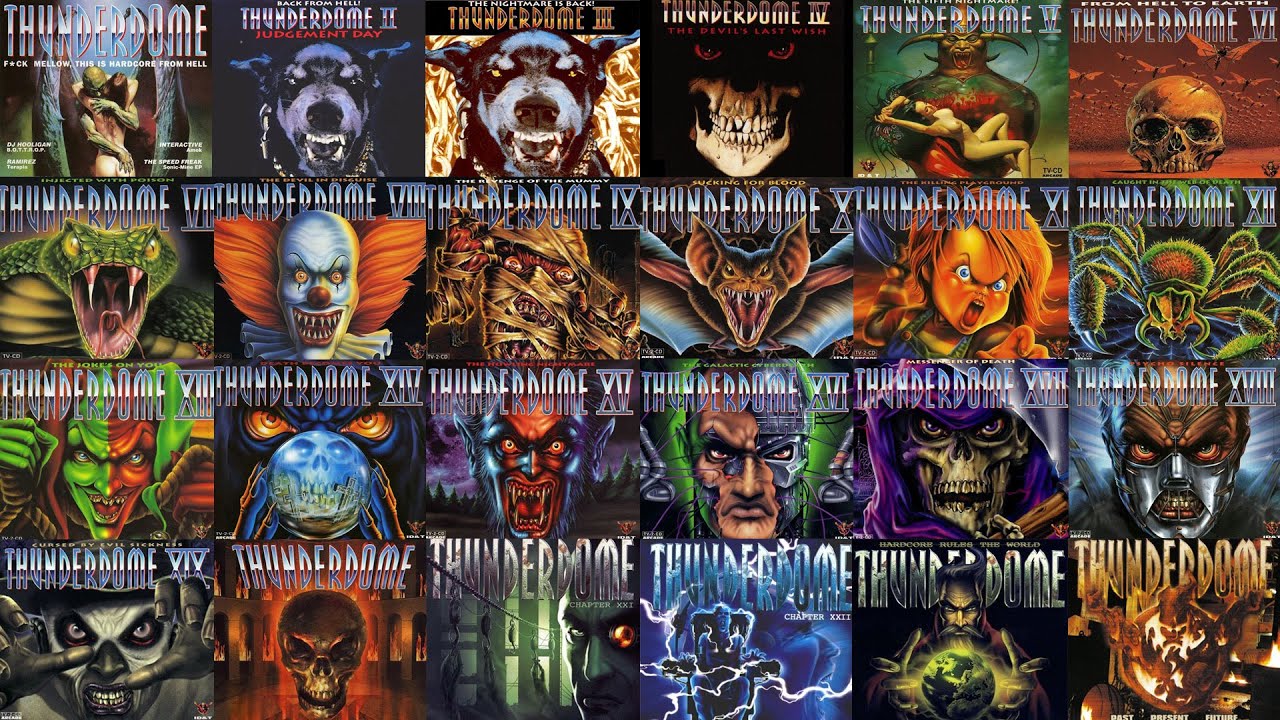 4 HOURS Thunderdome Early Hardcore Megamix (from '93 to '99)