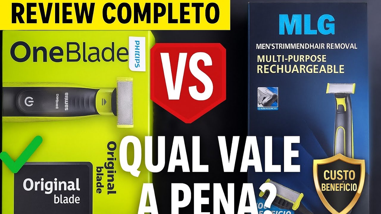 OneBlade é tudo isso? Comparei com o MLG e...