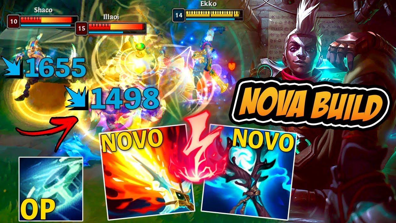 EKKO FICOU EXTREMAMENTE QUEBRADO NA S14 COM OS NOVOS ITENS - LEAGUE OF LEGENDS