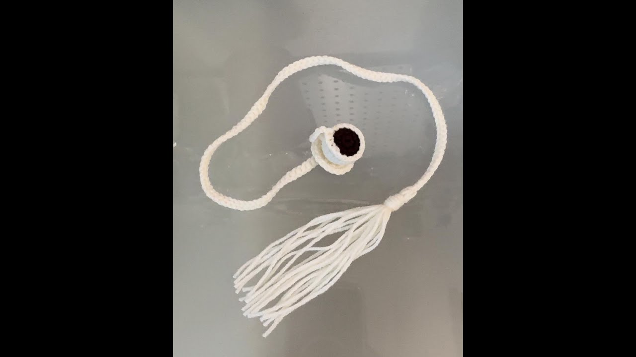 Crocheting a Teacup/ Coffee Cup Bookmark - Video Tutorial - Step by step Directions & Free Pattern