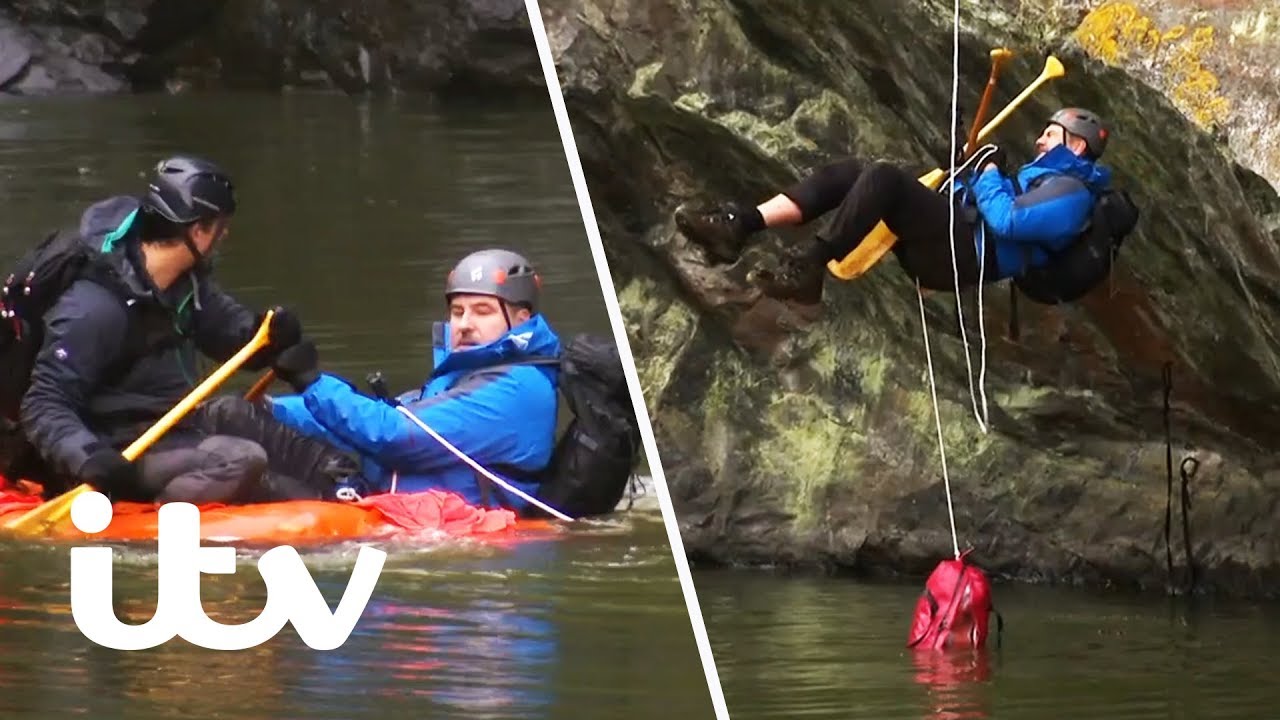 David Walliams Abseils into a Life Raft Disaster! | Bear's Mission with David Walliams | ITV